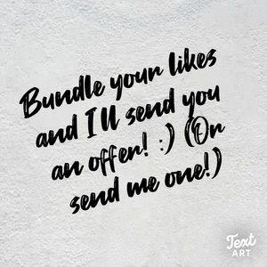 SEND ME OFFERS! 🤍